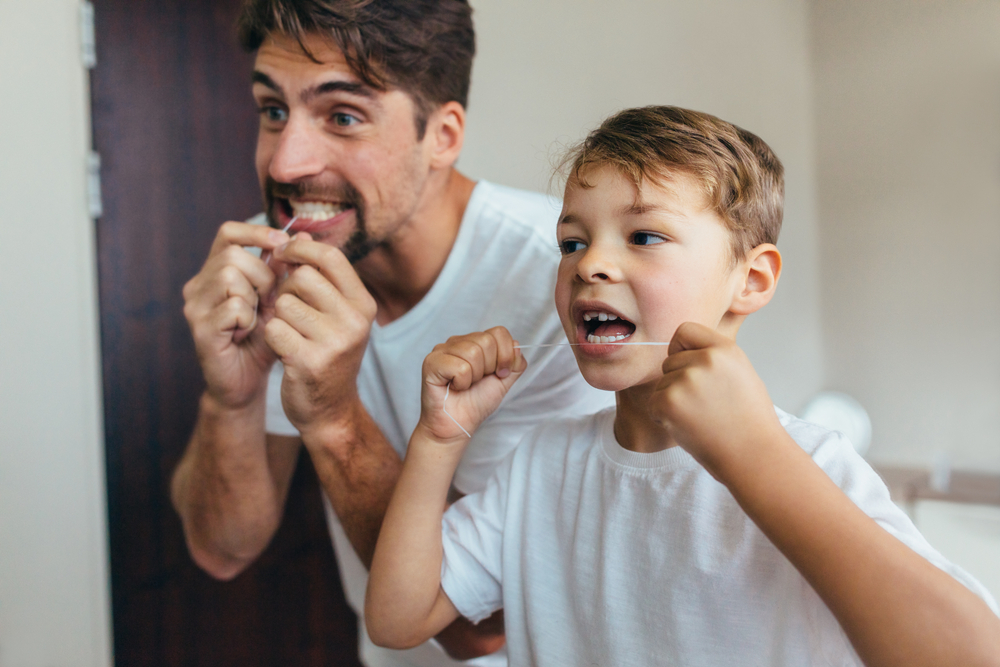 Flossing at all ages